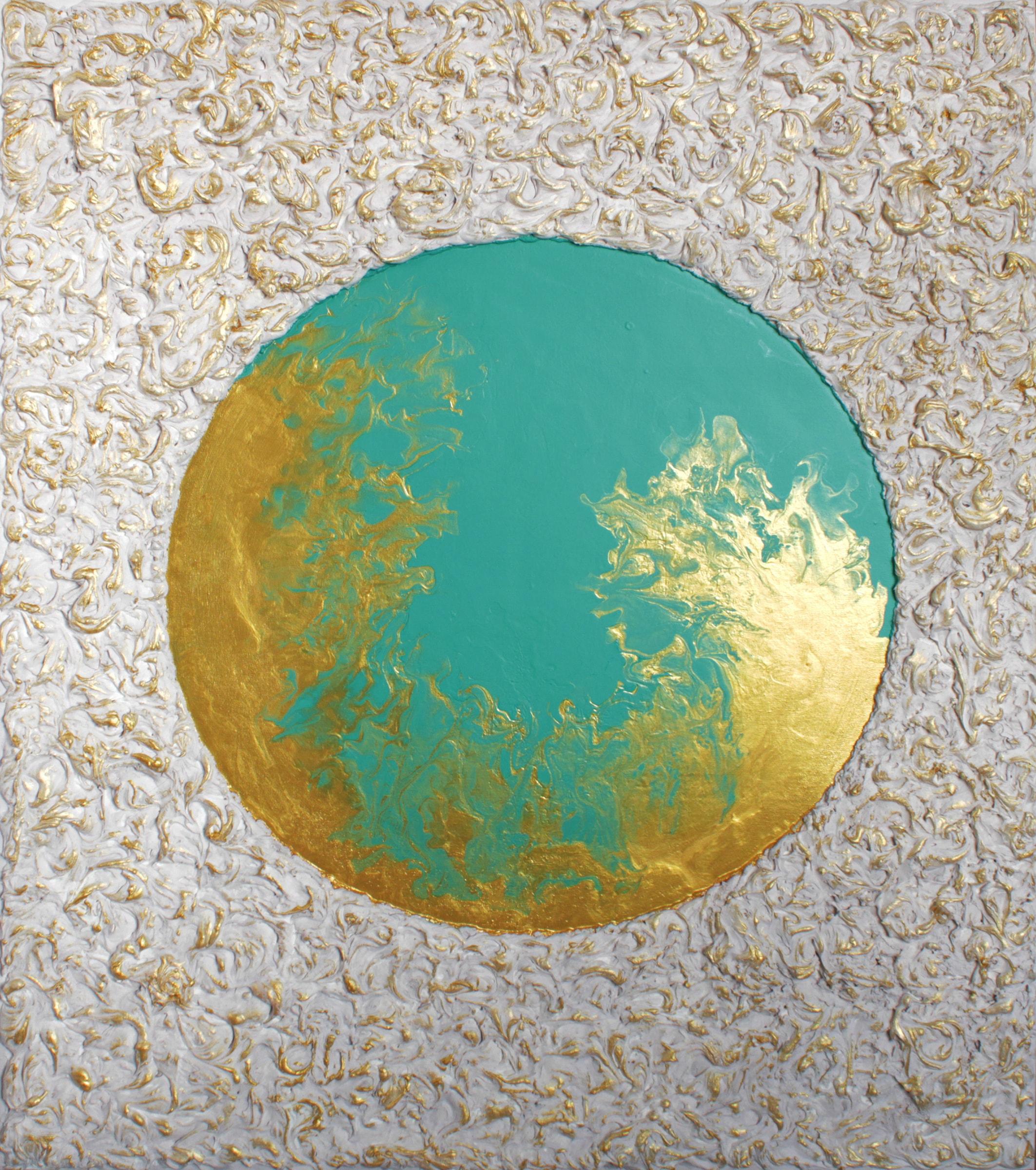 Tiffany's Dream (2023) by Gavin Johnson, model paste, acrylic paint and resin