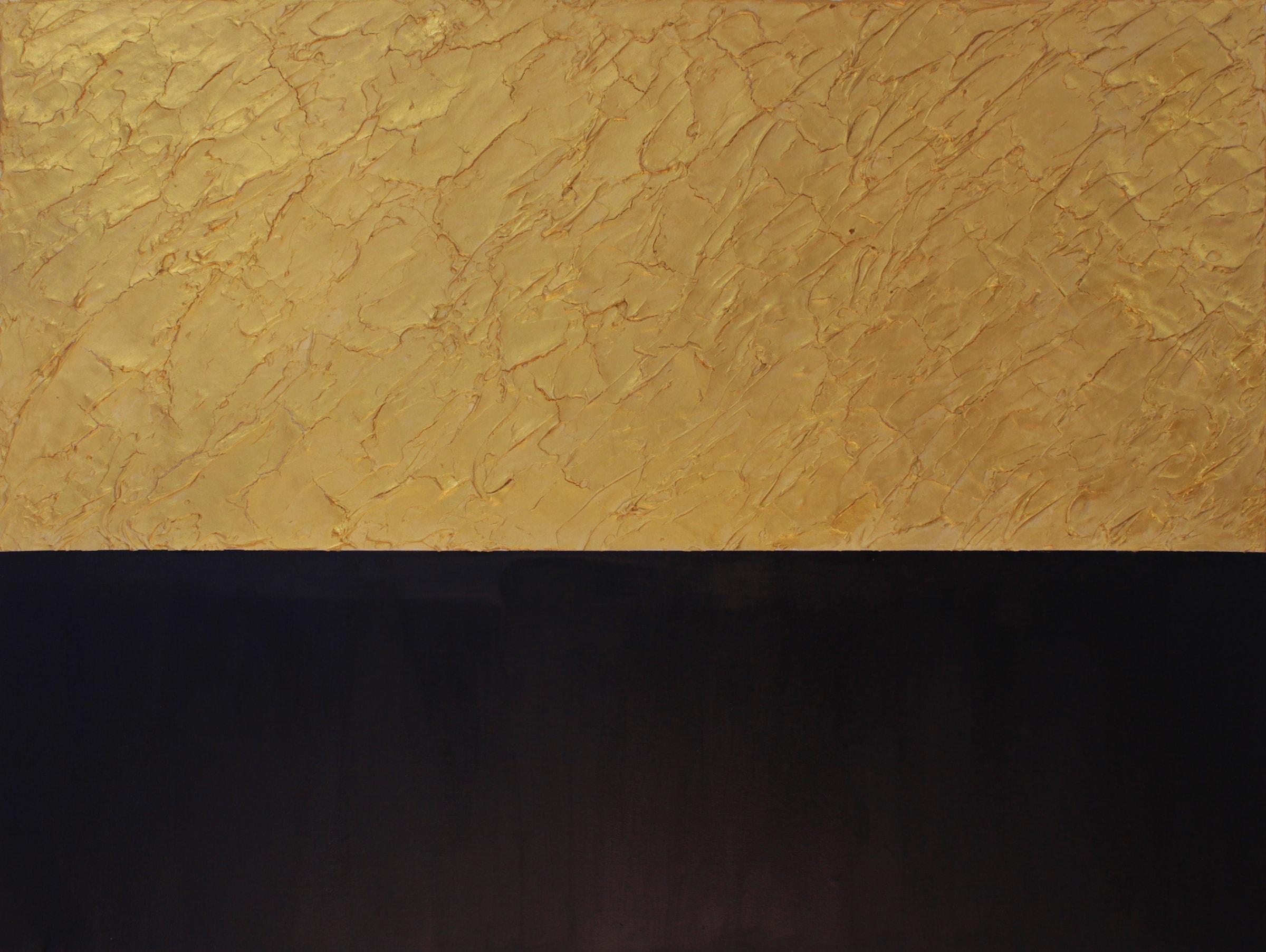Horizon (2021) by Gavin Johnson, acrylic and model paste on canvas