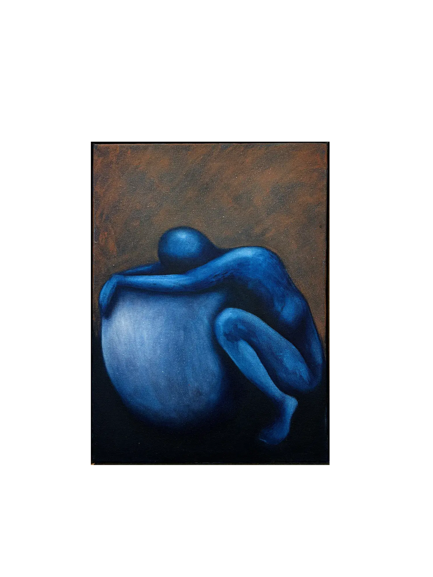 Nyx Mother of Darkness (2026) by Gretel Warner, oil on canvas