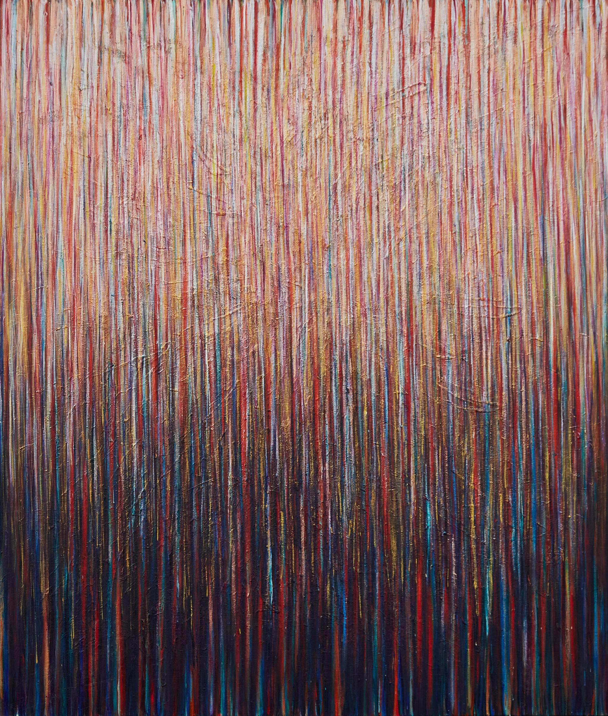 Empires Entwined (2023) by Lara Julian, acrylic on canvas