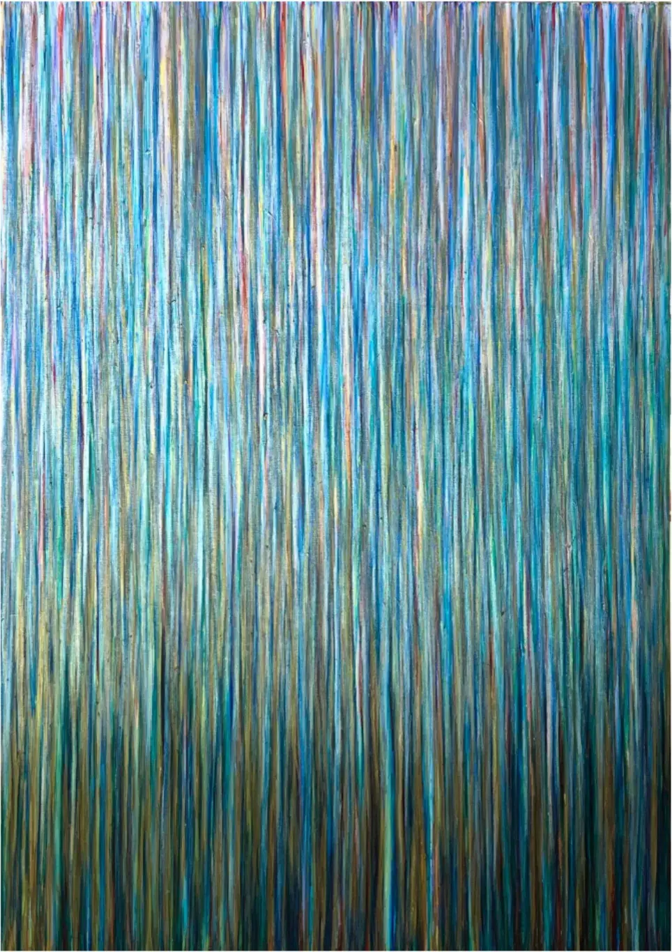 Fjord’s Serenity (2022) by Lara Julian, acrylic on canvas