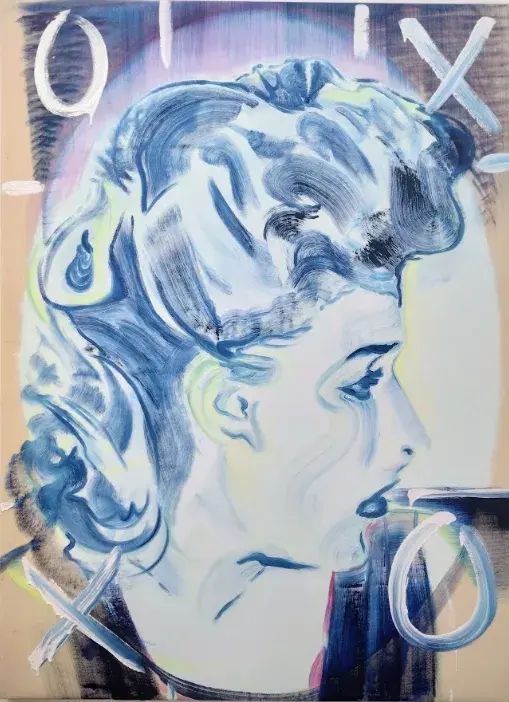 Opening Move (2025) by Lucy Cade, oil.on canvas